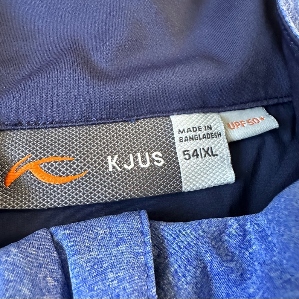 KJUS Byron Vest Full Zip Logo Windproof Lightweight Cordura Golf Mens Size 54/XL - Picture 2 of 14